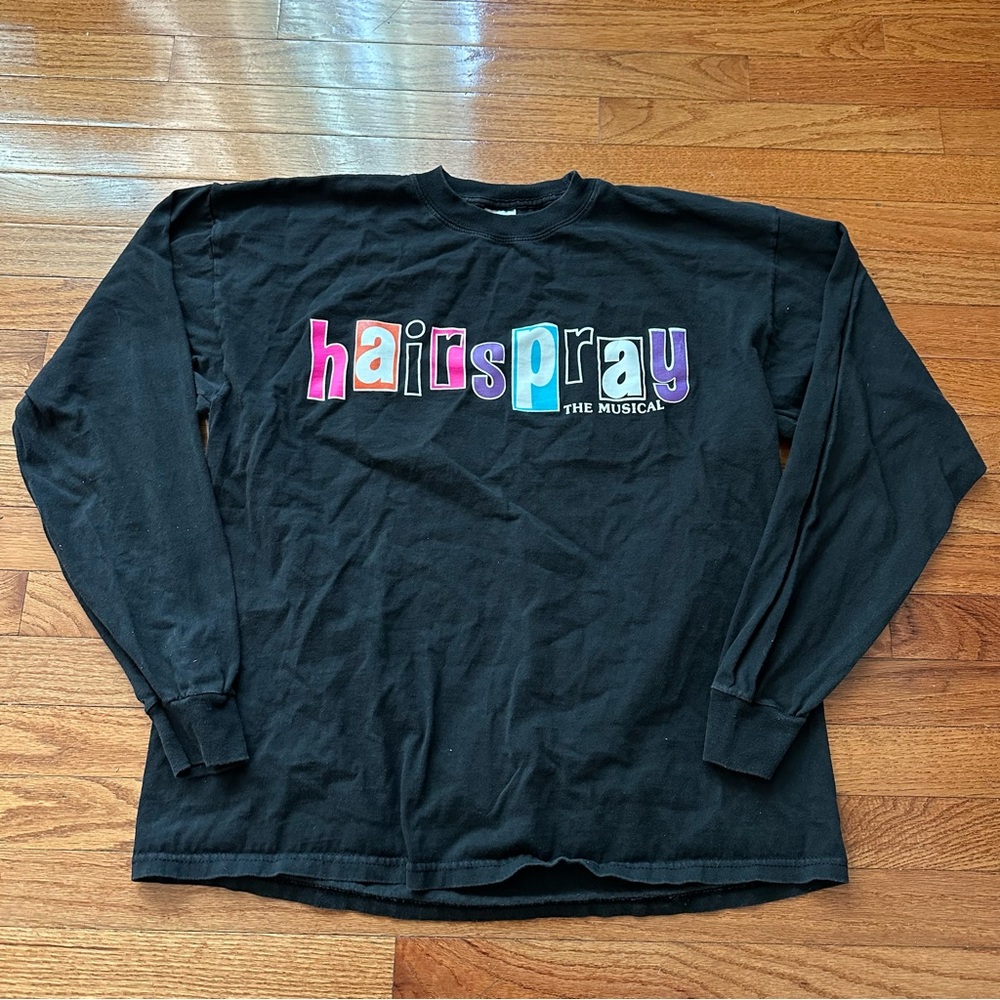 Y2K Hair Spray The Broadway Musical Promotional Long-Sleeve Shirt Size XL